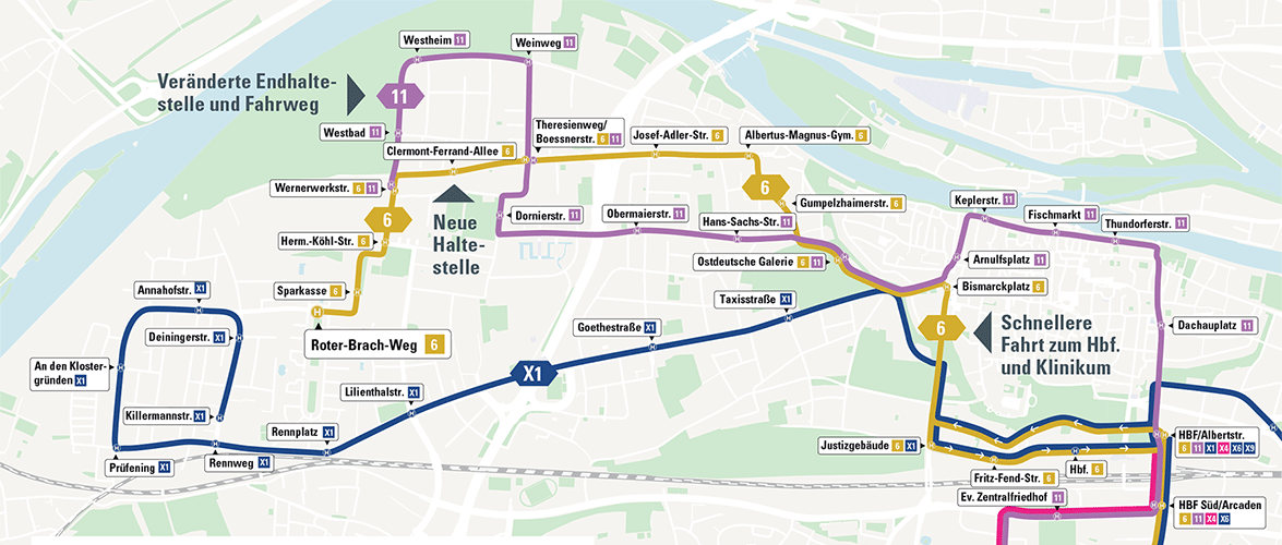 Die wichtigsten Neuerungen zum Fahrplanwechsel am 10.12.2017 in der
