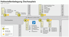 Haltestellen-Übersichtsplan Dachauplatz
