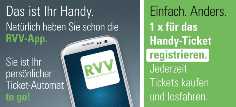 Ein Mal registrieren und dann jederzeit Handy-Tickets kaufen und losfahren.