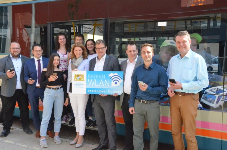 Start WLAN in Regionalbussen 24.5.2019