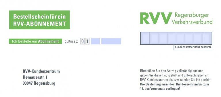 Teaser Abo-Bestellschein