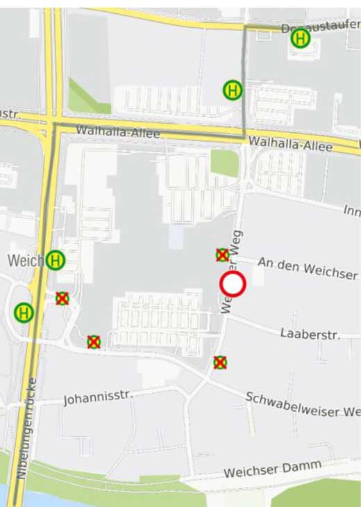 Sperrung Weichser Weg Sperrung Weichser Weg