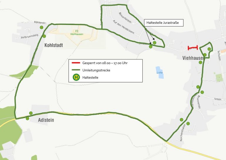 210421 Karte Uml Linie 26 Viehhausen 210421 Karte Uml Linie 26 Viehhausen