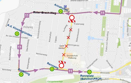 Sperrung-Killermannstraße Sperrung-Killermannstraße
