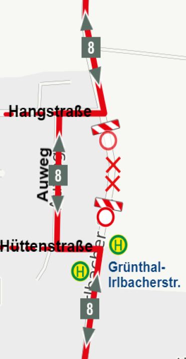 210726 Karte Uml Linie 8 Grünthal 210726 Karte Uml Linie 8 Grünthal