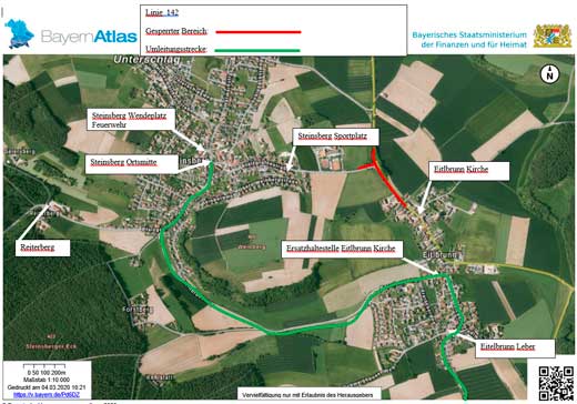Umleitung Eitlbrunn Linie 142 Umleitung Eitlbrunn Linie 142