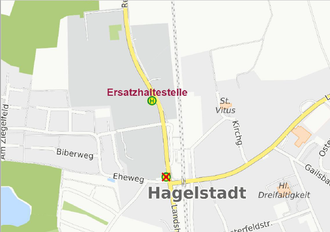 Bahnhof Hagelstadt 14.11.22 Bahnhof Hagelstadt 14.11.22