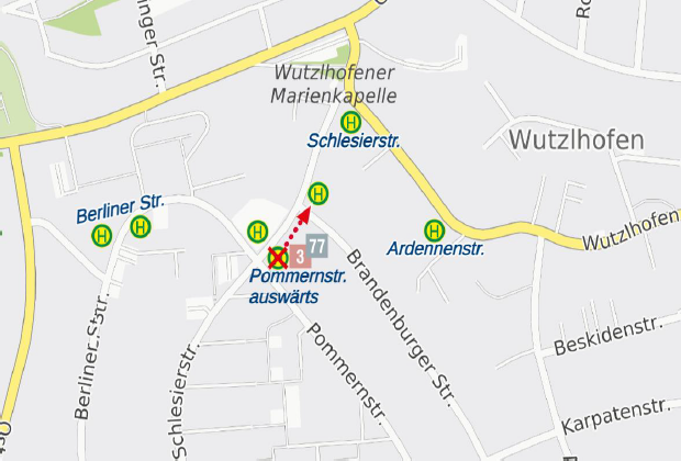 Verlegung Pommernstraße Verlegung Pommernstraße