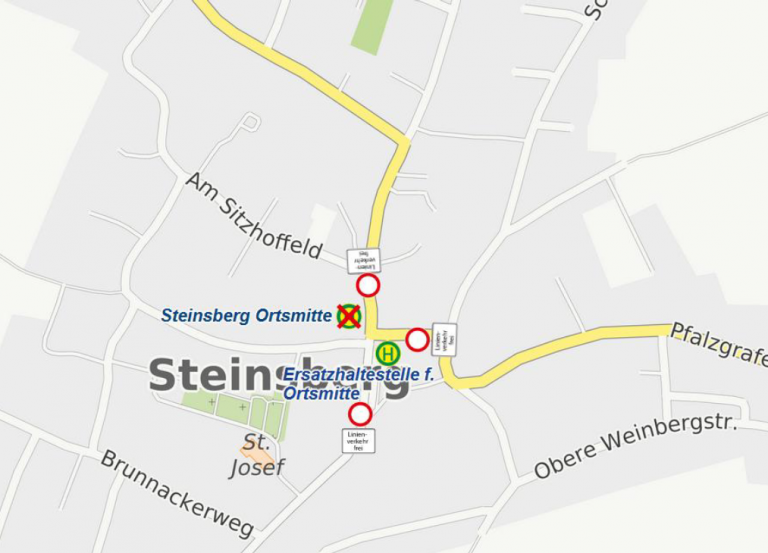 HS Steinsberg Ortsmitte Verlegung