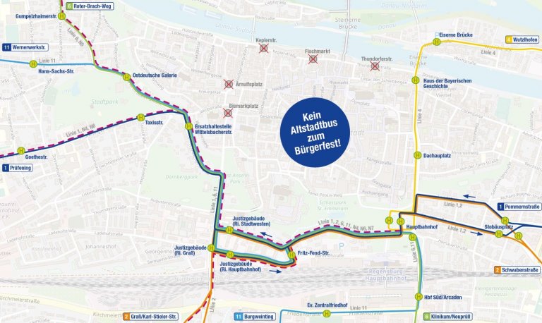 Bürgerfest 2023: Umleitungen