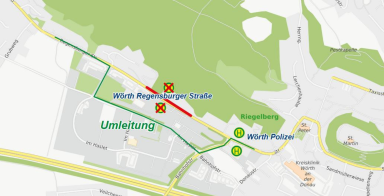 Umleitung Wörth