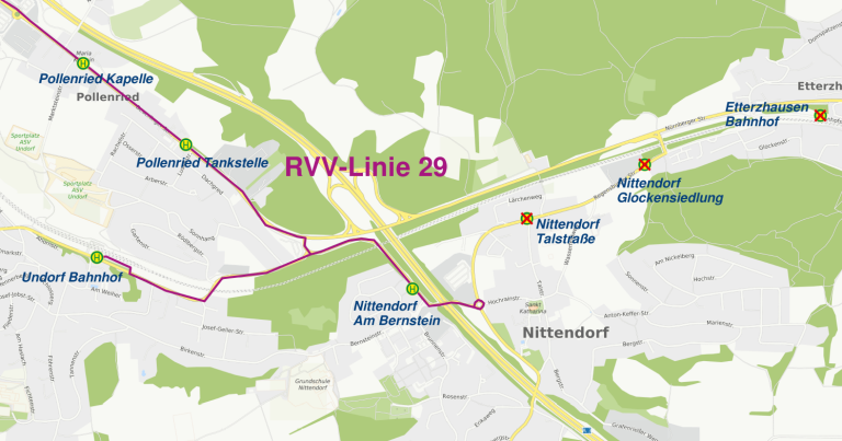 Karte Sperrung Nittendorf 2026 Linie 29 Karte Sperrung Nittendorf 2026 Linie 29
