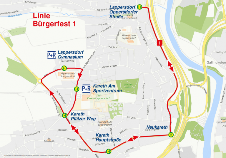 Linie Bürgerfest 1 (27.-29.06.2025)_Karte