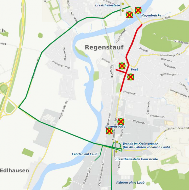 Karte Uml Regenstauf 05.07. - 07.07.2025