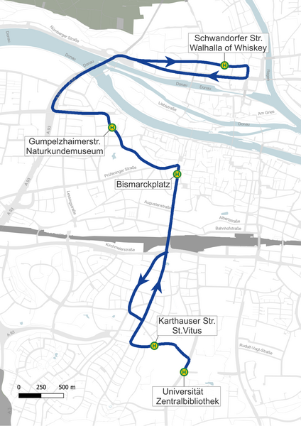 Karte Lange Nacht der Museen