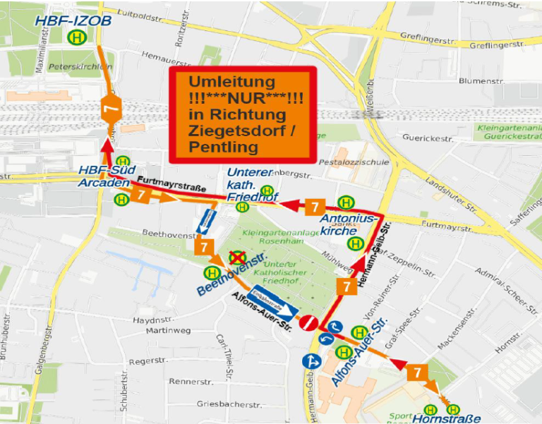 Karte Regensburg Alfons-Auer-Str.